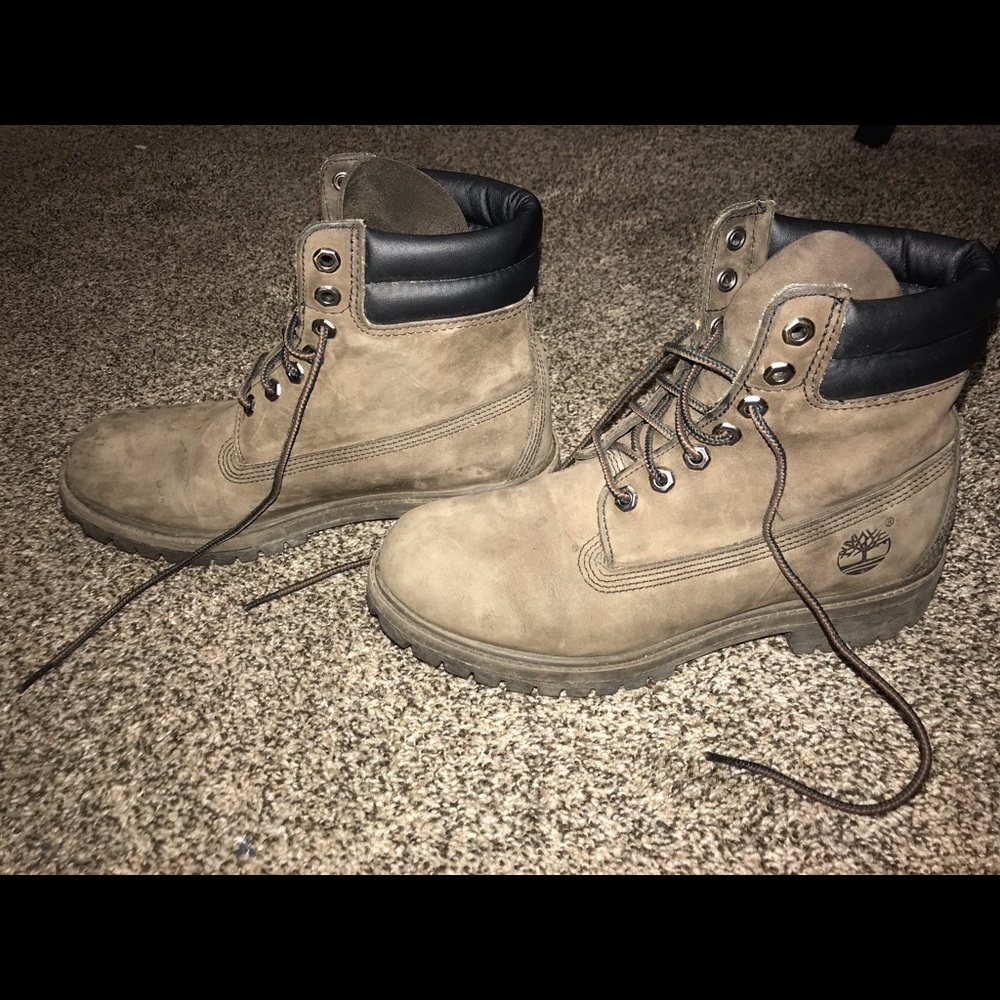 Timberland boots! Chocolate brown leather